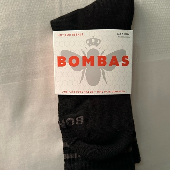 Bombas Black Casual Crew Socks - Picture 3 of 4